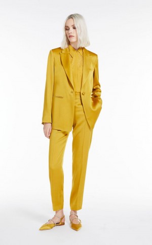 Blezery Max Mara Envers Satin Mango | MMR594040