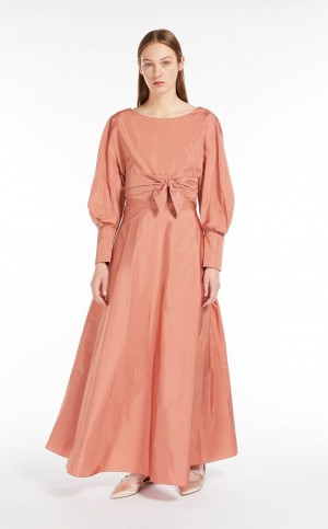 Bluzka Max Mara Taffeta Różowe | MMR593624