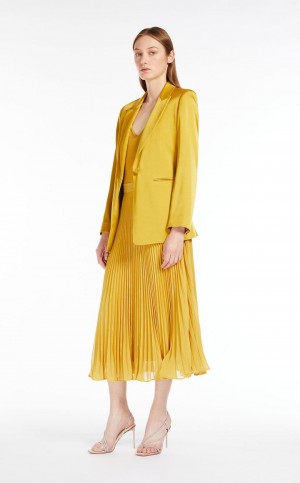 Bluzka Max Mara Viscose Crepon Mango | MMR593551