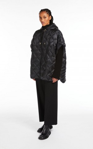 Capses Max Mara Hood In Wody-resistant Płócienne Czarne | MMR593953