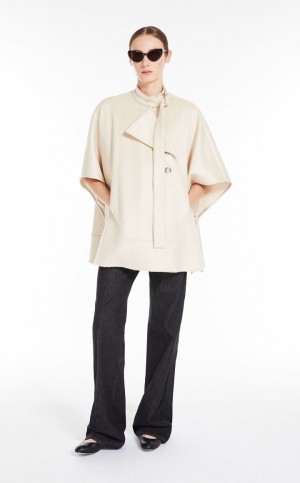 Capses Max Mara Wełna And Cashmeree Brązowe | MMR593951