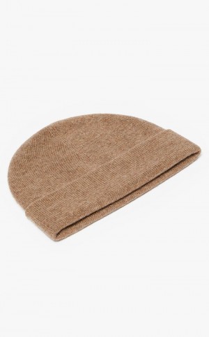 Czapki Max Mara Cashmere Beżowe | MMR594313