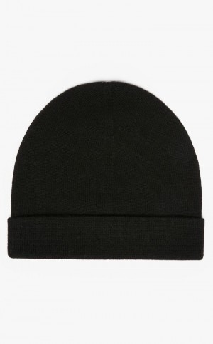 Czapki Max Mara Cashmere Czarne | MMR594309