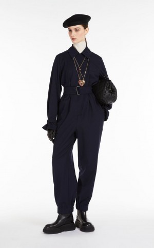 Dzianina Max Mara Silk And Wełna Yarn Białe | MMR593418