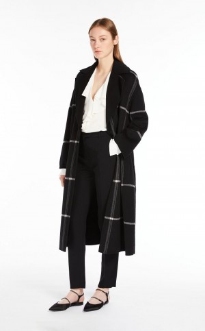 Garnitur Max Mara Prosty-fit Technical Cady Czarne | MMR593517