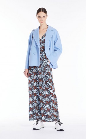 Kombinezon Max Mara In Pure Silk Brązowe | MMR593414