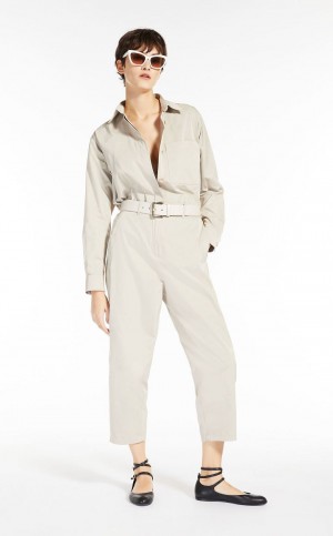Kurtki Max Mara Radzimir Boxy Brązowe | MMR594067