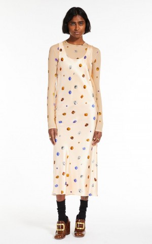 Najfatalniejszy Max Mara Stretch Jersey Różowe | MMR593652
