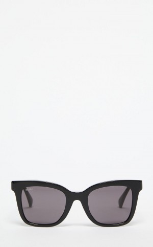 Okulary Przeciwsłoneczne Max Mara Square Czarne | MMR594300