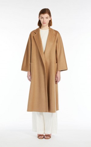 Płaszcze Max Mara Ludmilla Icon Brązowe | MMR593891