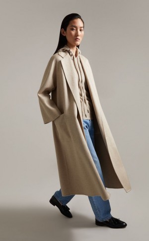 Płaszcze Max Mara Ludmilla Icon Brązowe | MMR593911