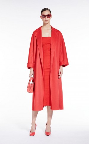 Płaszcze Max Mara Ludmilla Icon Czerwone | MMR593894