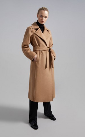 Płaszcze Max Mara Manuela Icon Brązowe | MMR593923