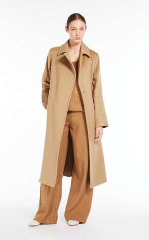 Płaszcze Max Mara Manuela Icon In Cachemire Brązowe | MMR593893