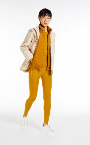 Portki Max Mara Technical Fabric Leggings Mango | MMR593771