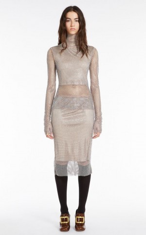 Spódnice Max Mara Mesh With Rhinestones Morelowe | MMR593707