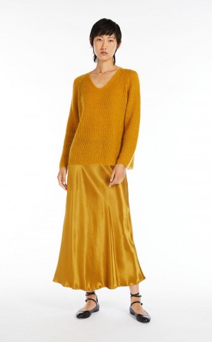 Spódnice Max Mara Satin Mango | MMR593704