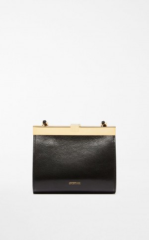 Sportmax Bag Max Mara Small Skórzane Lizzie Czarne | MMR594175