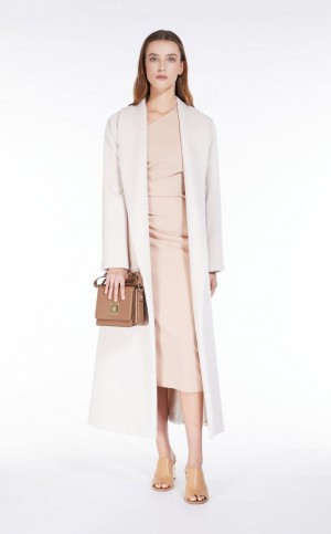 Sukienka Max Mara Long Cady Beżowe | MMR593352