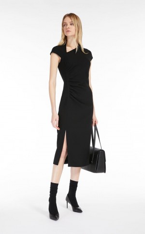 Sukienka Max Mara Long Cady Czarne | MMR593409