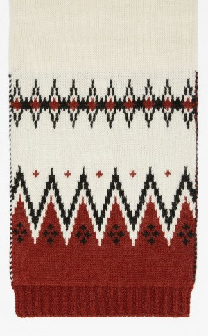 Szaliki Max Mara In Alpaca And Wełna Yarn Białe | MMR594259