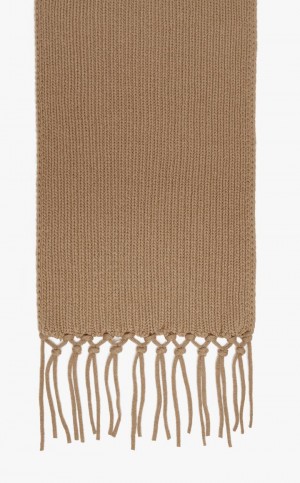 Szaliki Max Mara In Wełna Yarn Brązowe | MMR594263