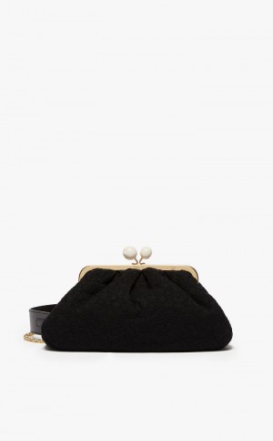 Weekend Bag Max Mara Hommage À La France Pasticcinoin Koronkowe Czarne | MMR594170