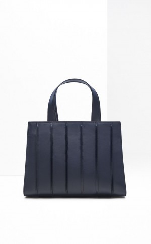 Whitney Bag Max Mara Medium Granatowe | MMR594112
